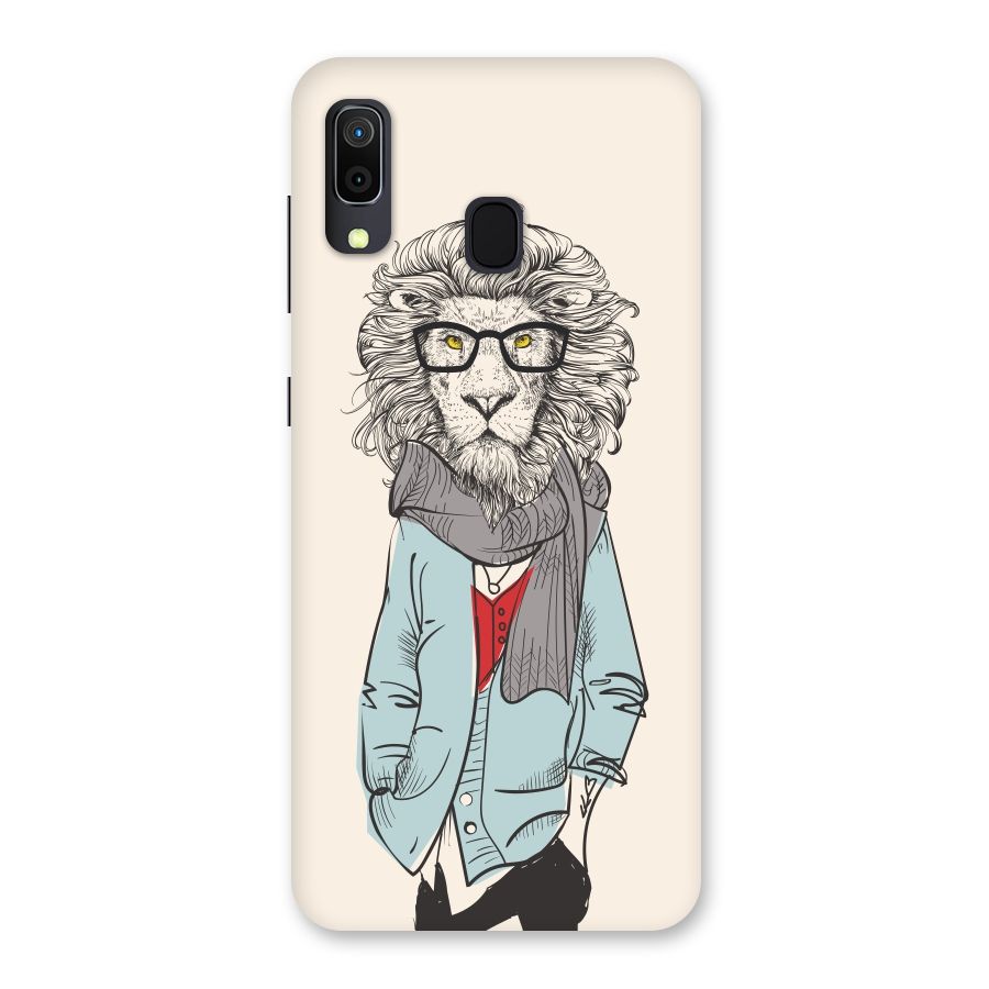 Stylish Lion Back Case for Galaxy A30