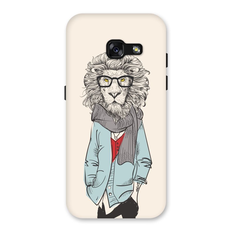 Stylish Lion Back Case for Galaxy A3 (2017)