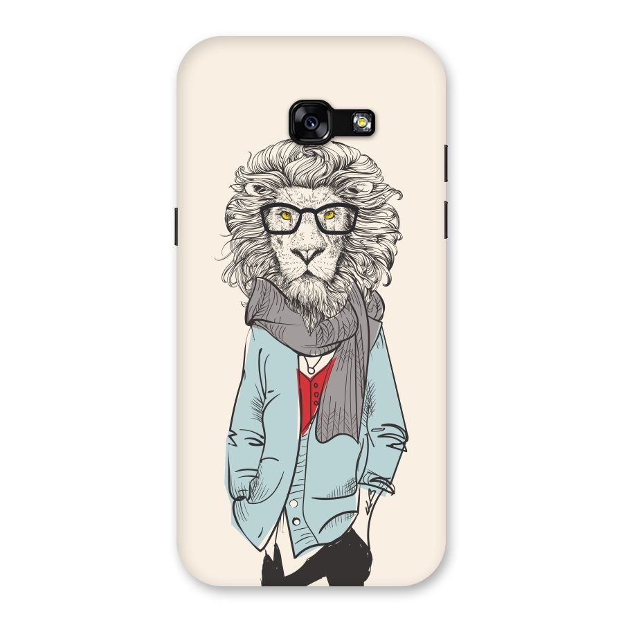 Stylish Lion Back Case for Galaxy A5 2017