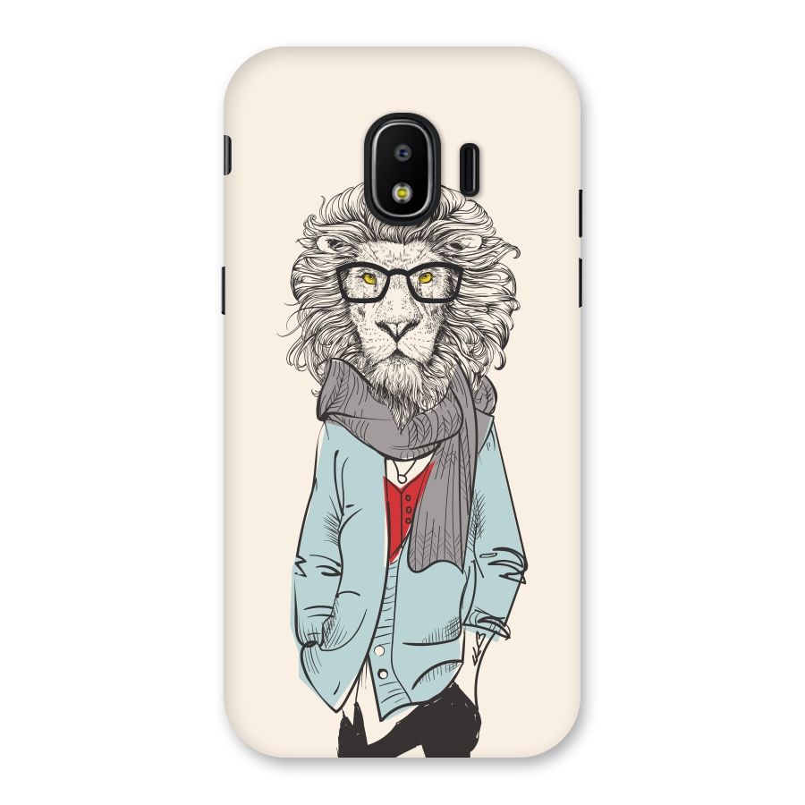 Stylish Lion Back Case for Galaxy J2 Pro 2018