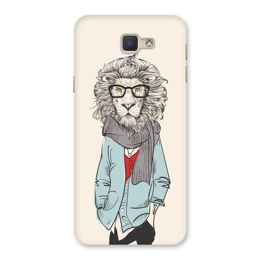 Stylish Lion Back Case for Galaxy J5 Prime