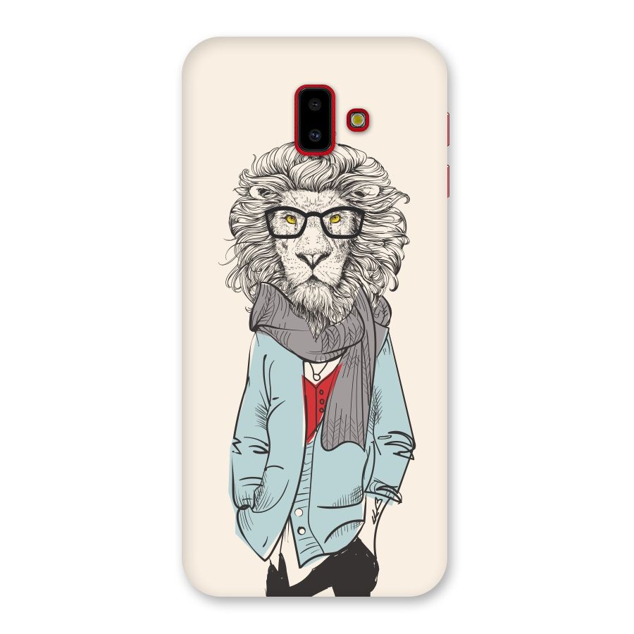 Stylish Lion Back Case for Galaxy J6 Plus