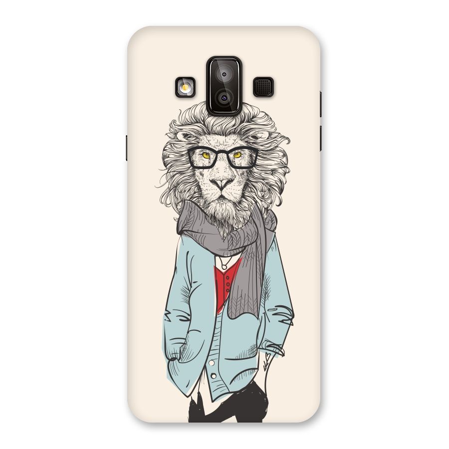 Stylish Lion Back Case for Galaxy J7 Duo