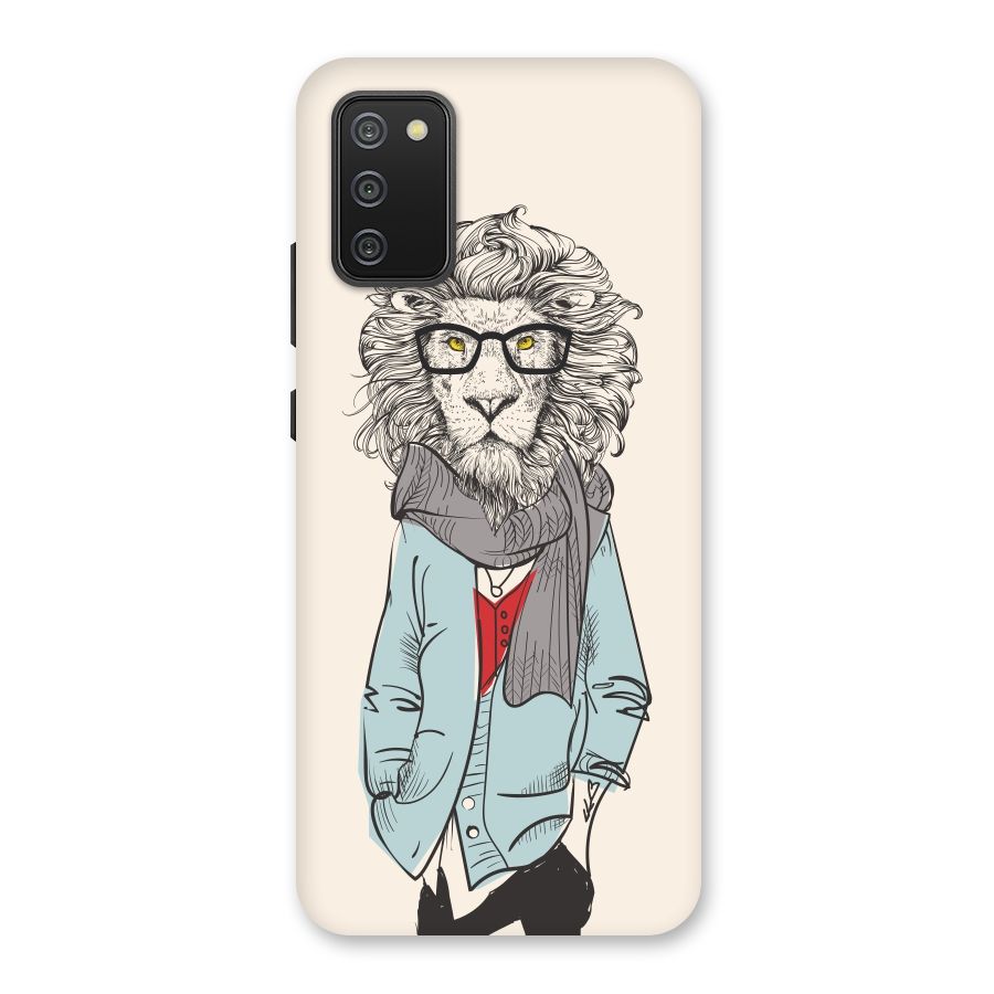 Stylish Lion Back Case for Galaxy M02s