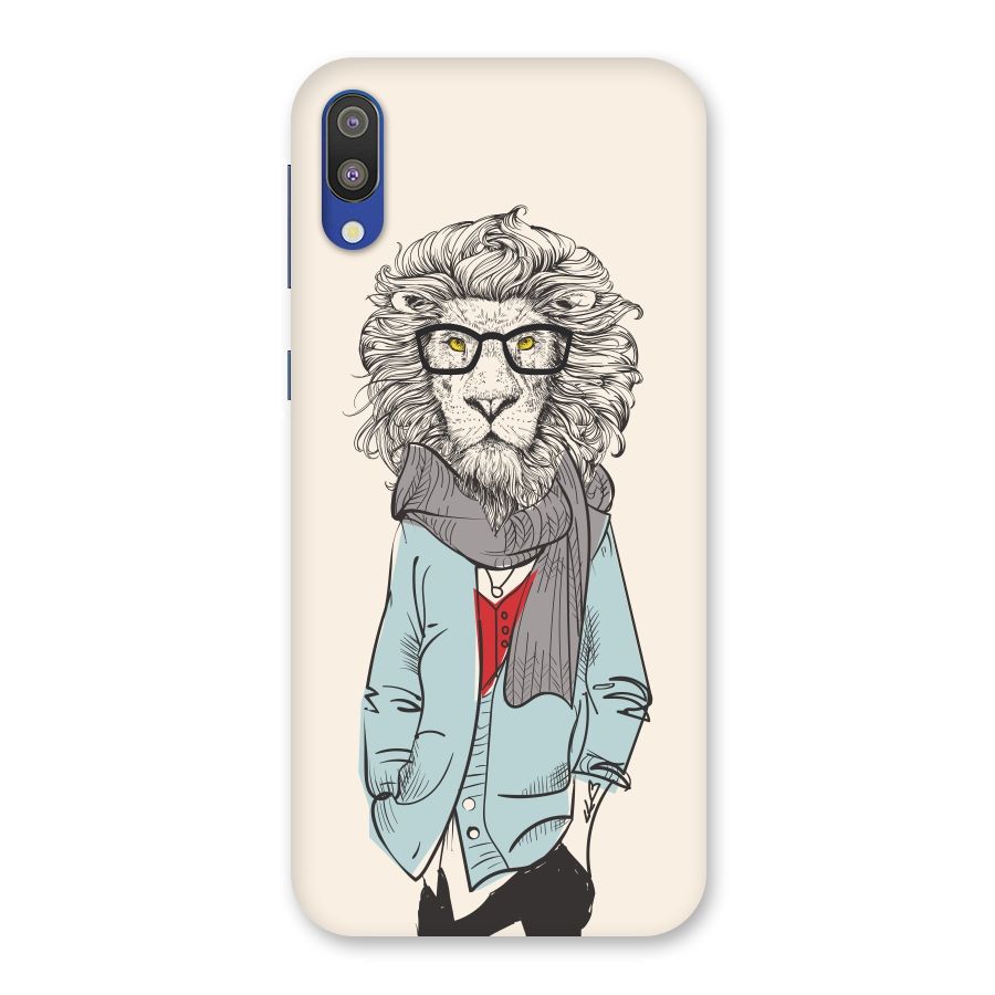 Stylish Lion Back Case for Galaxy M10