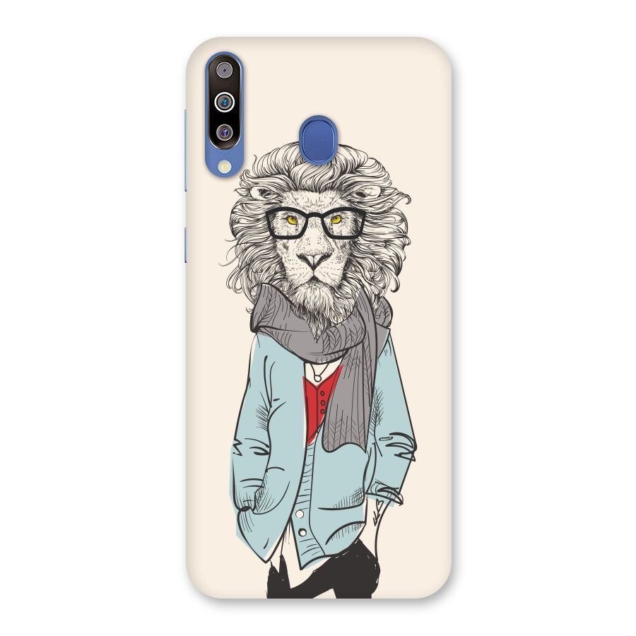 Stylish Lion Back Case for Galaxy M30
