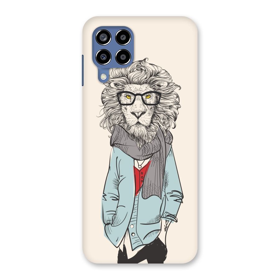 Stylish Lion Back Case for Galaxy M53 5G