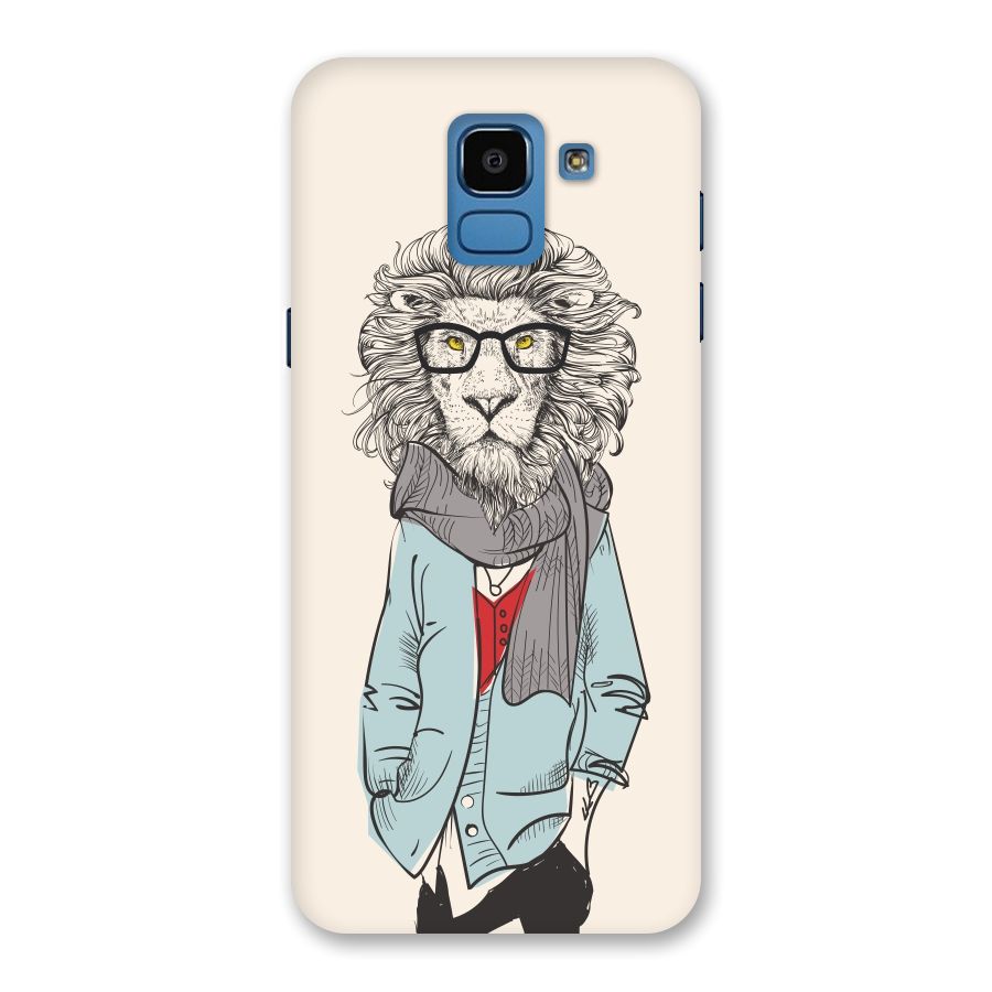 Stylish Lion Back Case for Galaxy On6