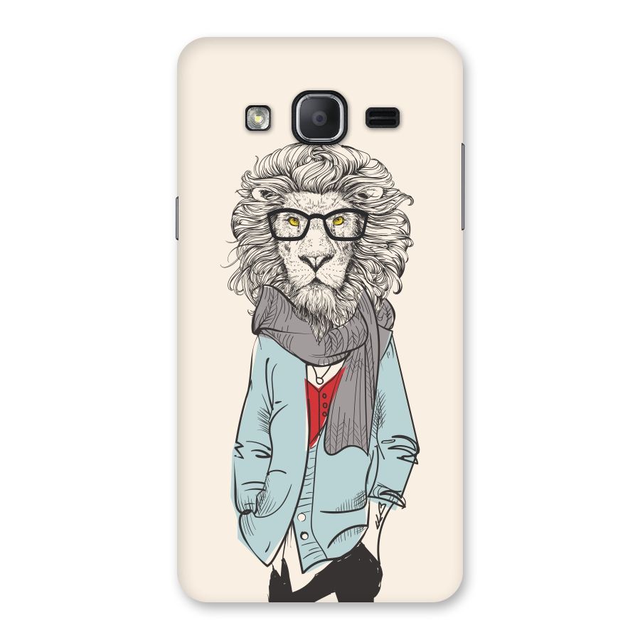 Stylish Lion Back Case for Galaxy On7 2015