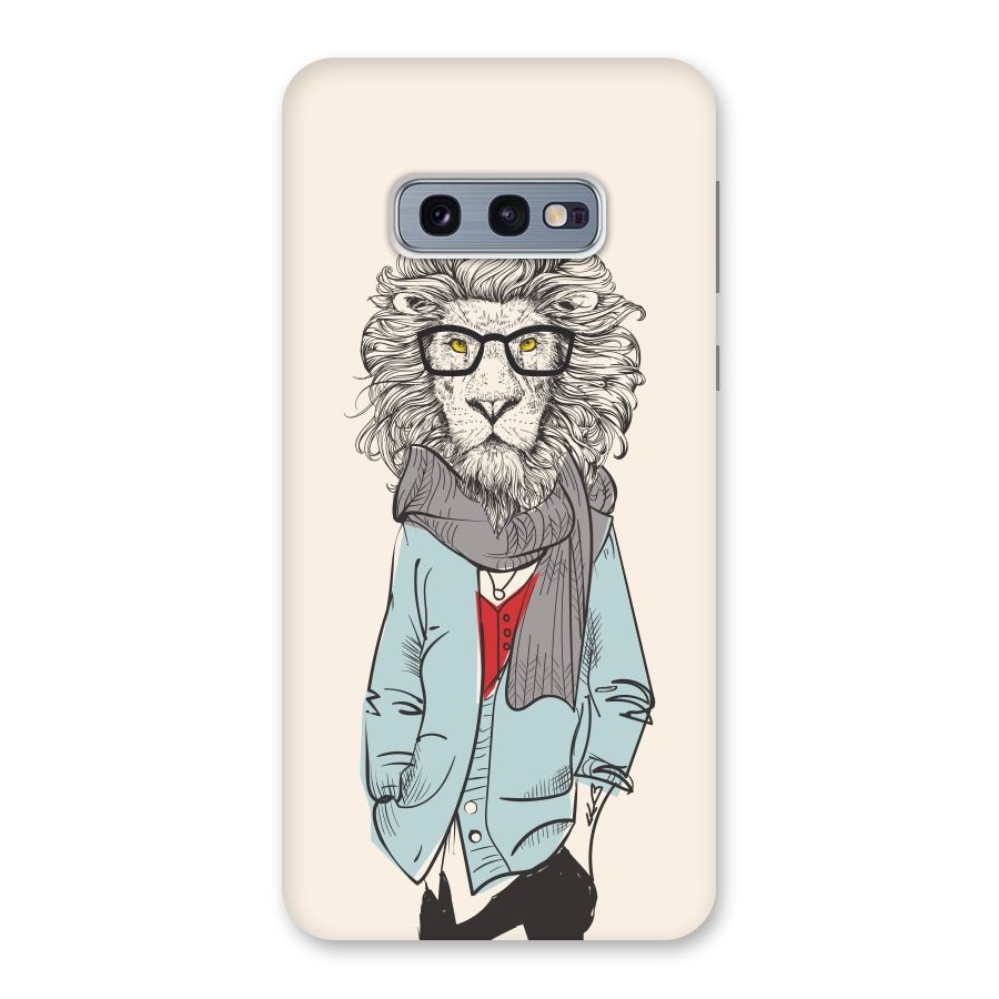 Stylish Lion Back Case for Galaxy S10e