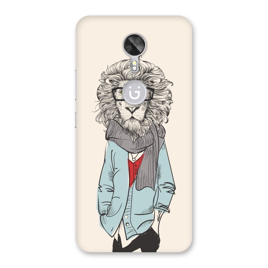Stylish Lion Back Case for Gionee A1