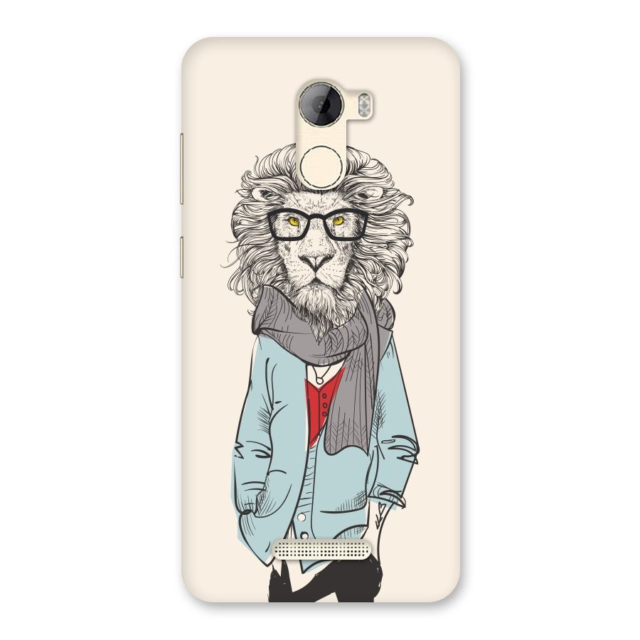 Stylish Lion Back Case for Gionee A1 LIte