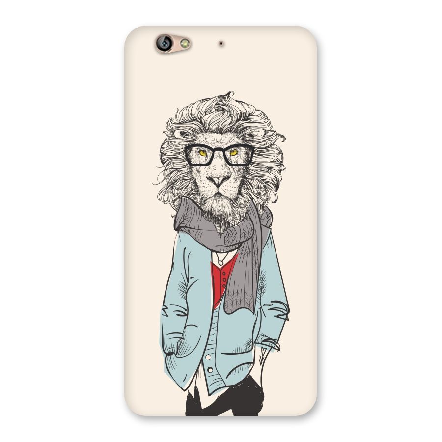 Stylish Lion Back Case for Gionee S6