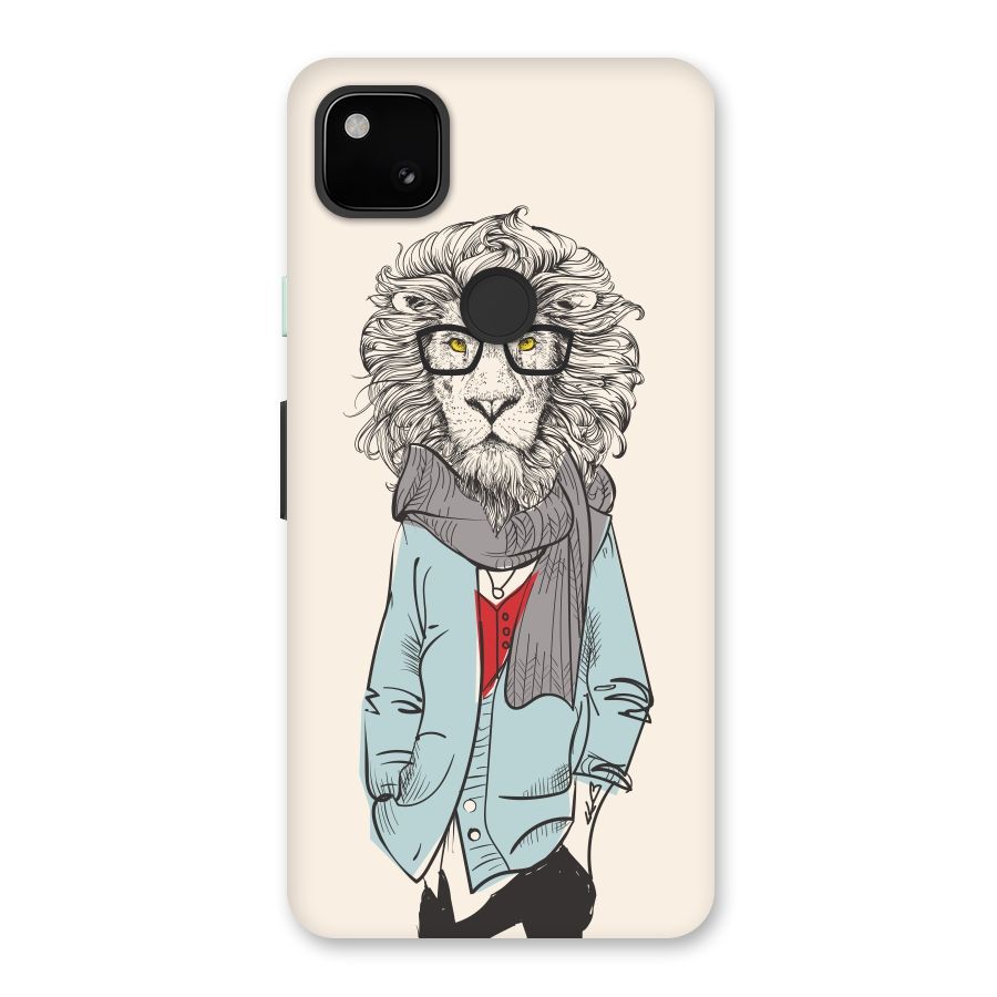 Stylish Lion Back Case for Google Pixel 4a