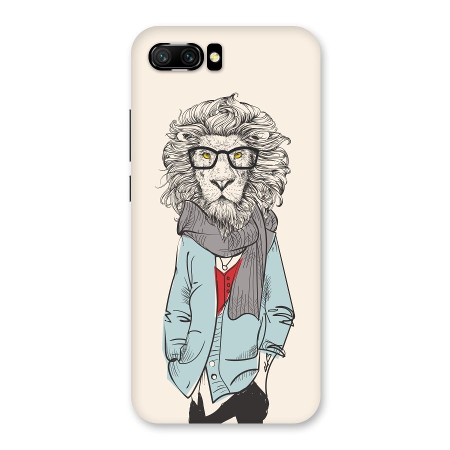Stylish Lion Back Case for Honor 10