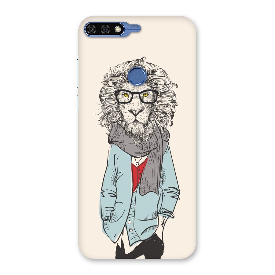 Stylish Lion Back Case for Honor 7C