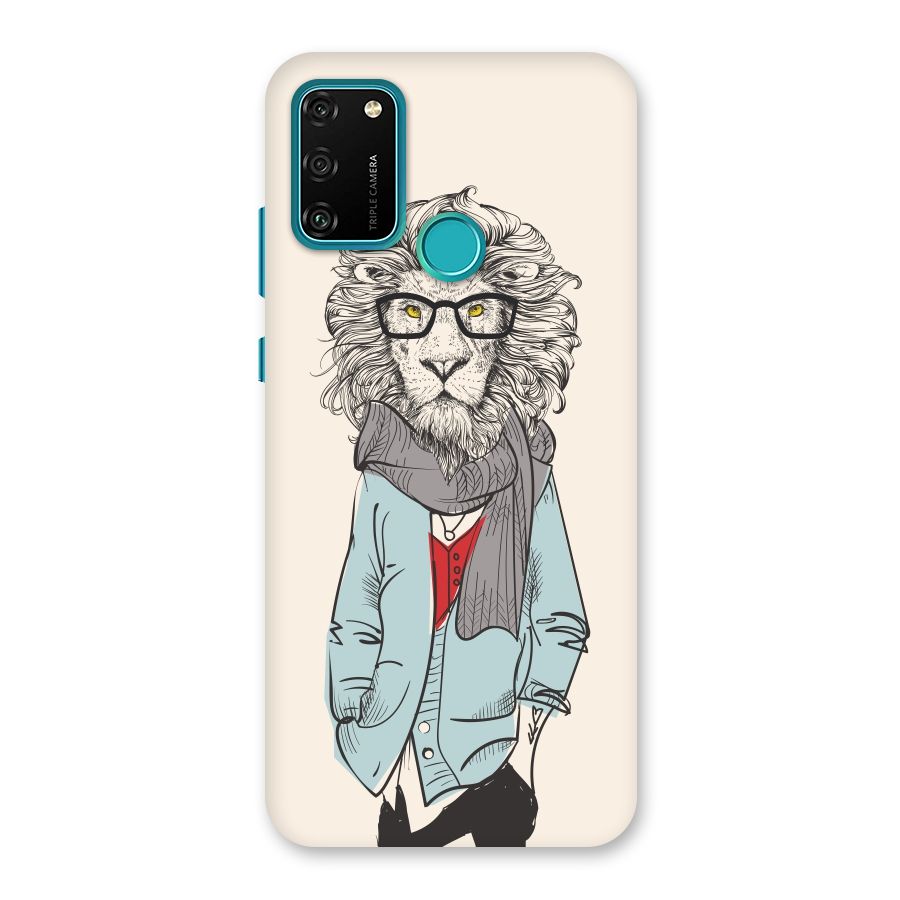 Stylish Lion Back Case for Honor 9A