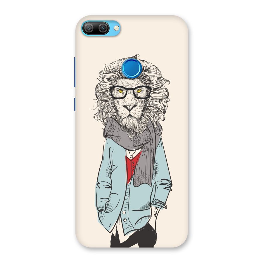Stylish Lion Back Case for Honor 9N