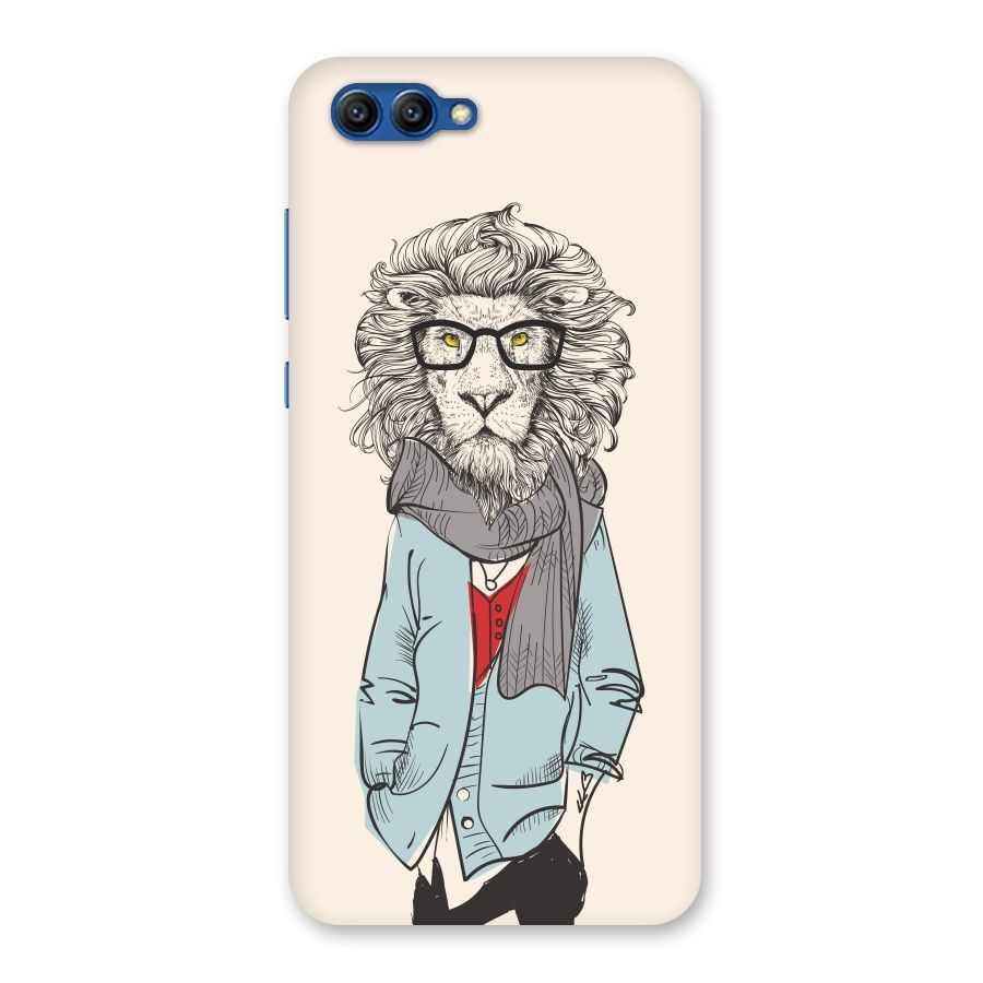 Stylish Lion Back Case for Honor View 10