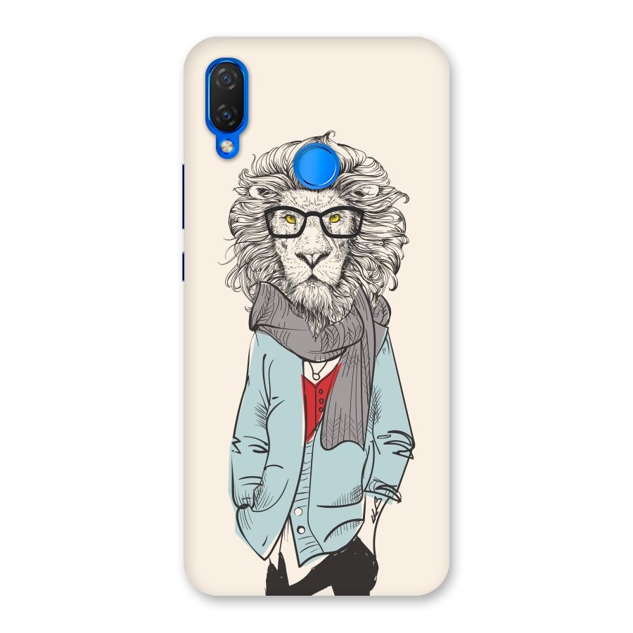 Stylish Lion Back Case for Huawei P Smart+