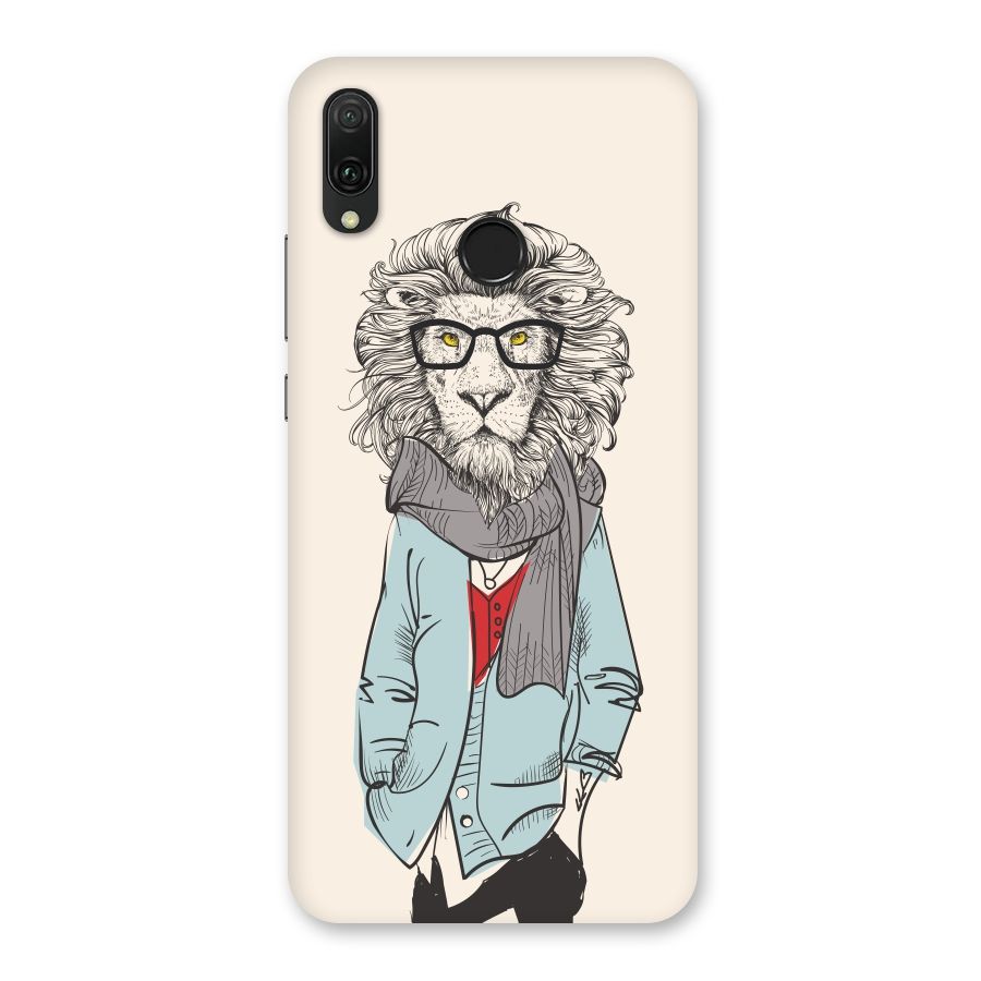 Stylish Lion Back Case for Huawei Y9 (2019)