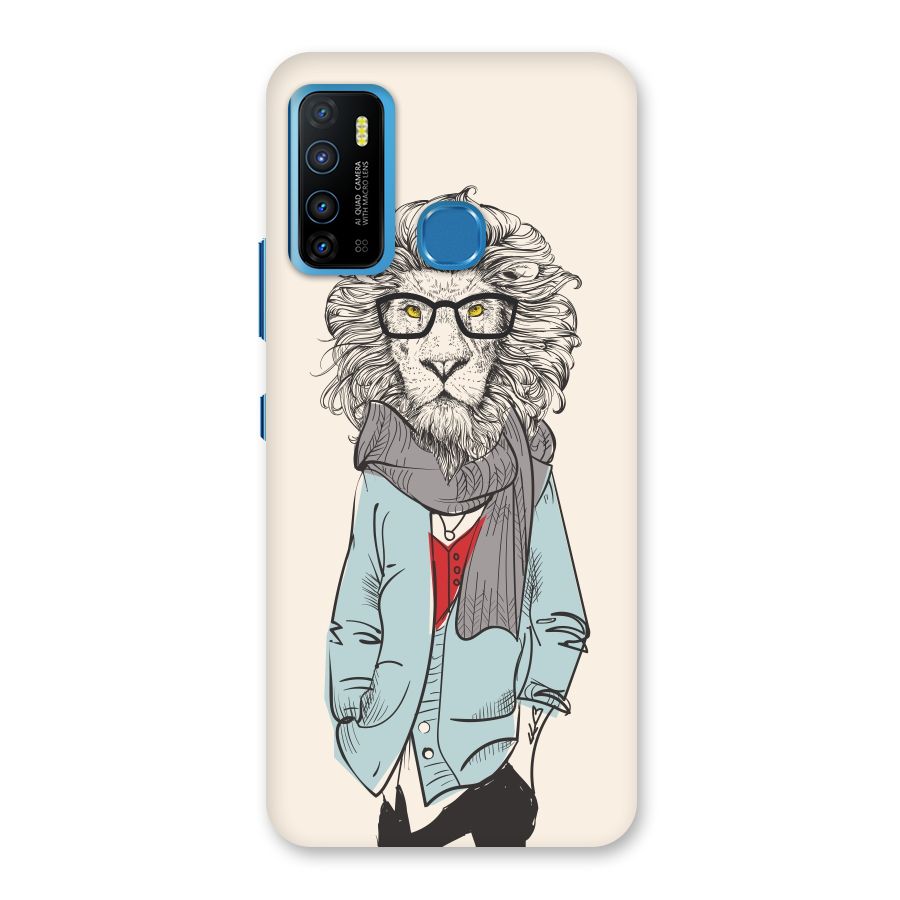 Stylish Lion Back Case for Infinix Hot 9