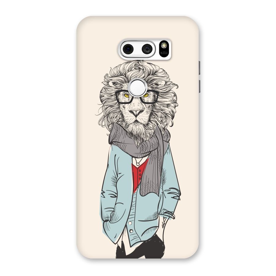 Stylish Lion Back Case for LG V30