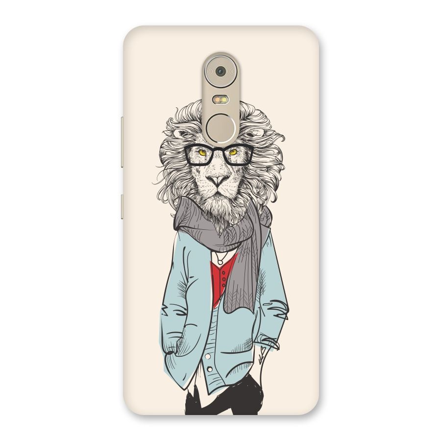 Stylish Lion Back Case for Lenovo K6 Note