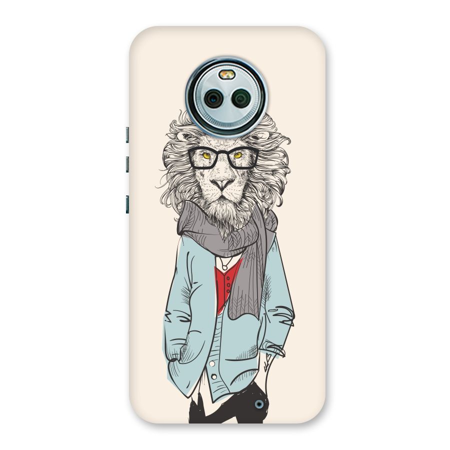 Stylish Lion Back Case for Moto X4