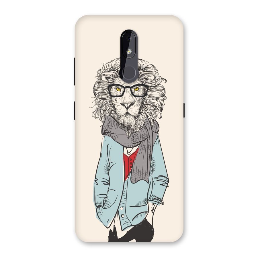 Stylish Lion Back Case for Nokia 3.2