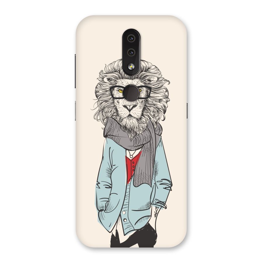 Stylish Lion Back Case for Nokia 4.2