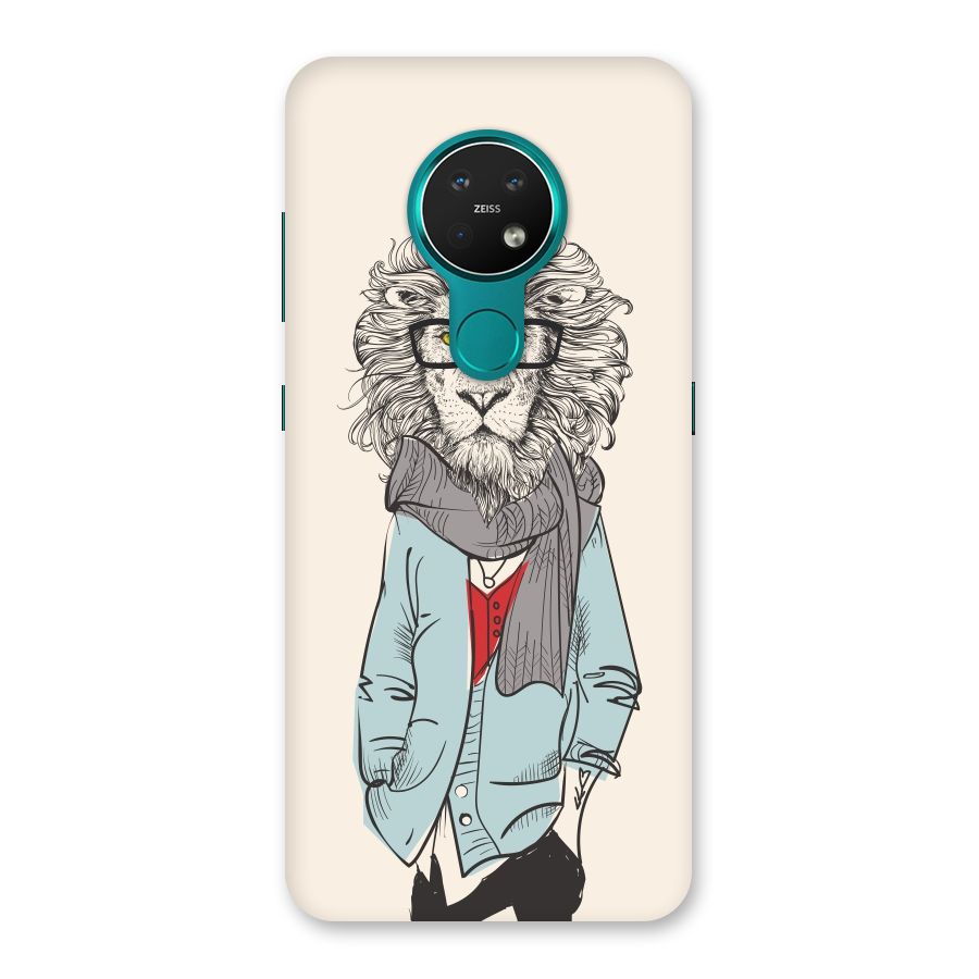 Stylish Lion Back Case for Nokia 7.2