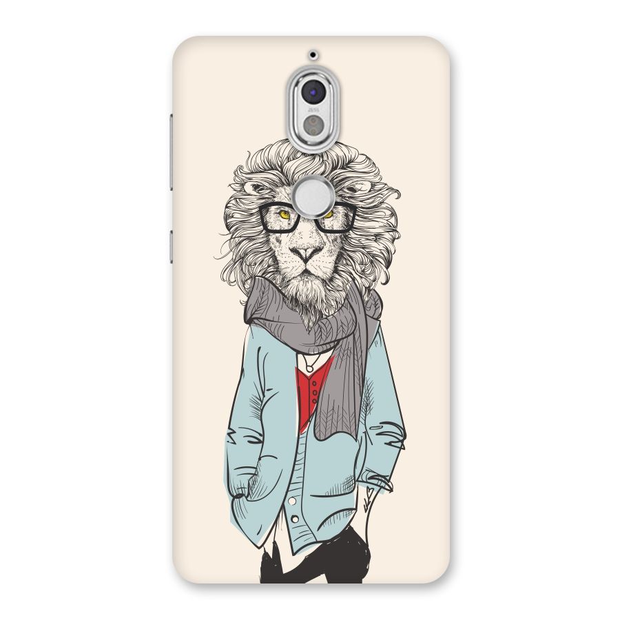 Stylish Lion Back Case for Nokia 7