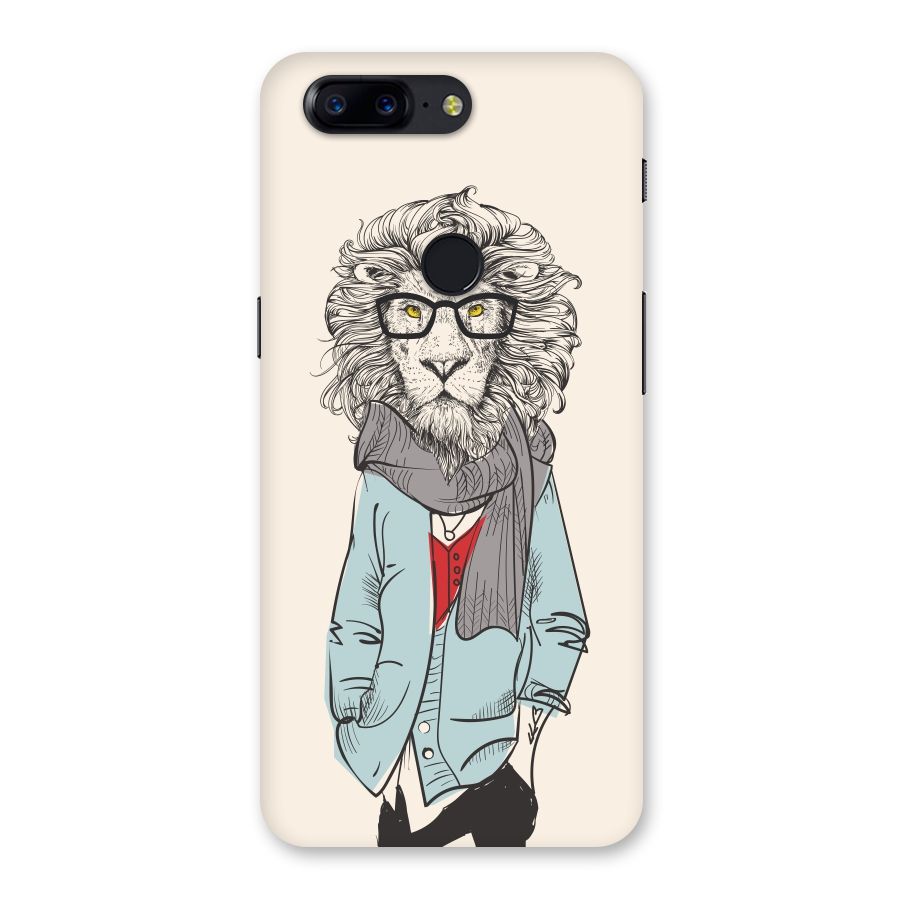 Stylish Lion Back Case for OnePlus 5T