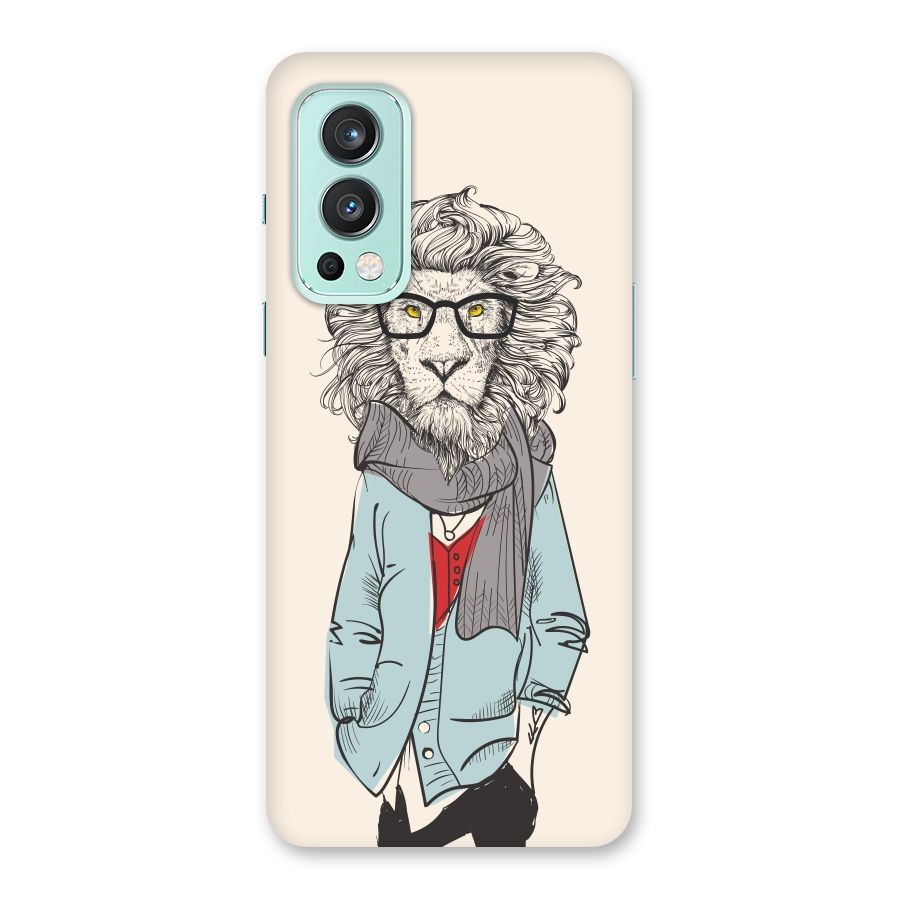 Stylish Lion Back Case for OnePlus Nord 2 5G