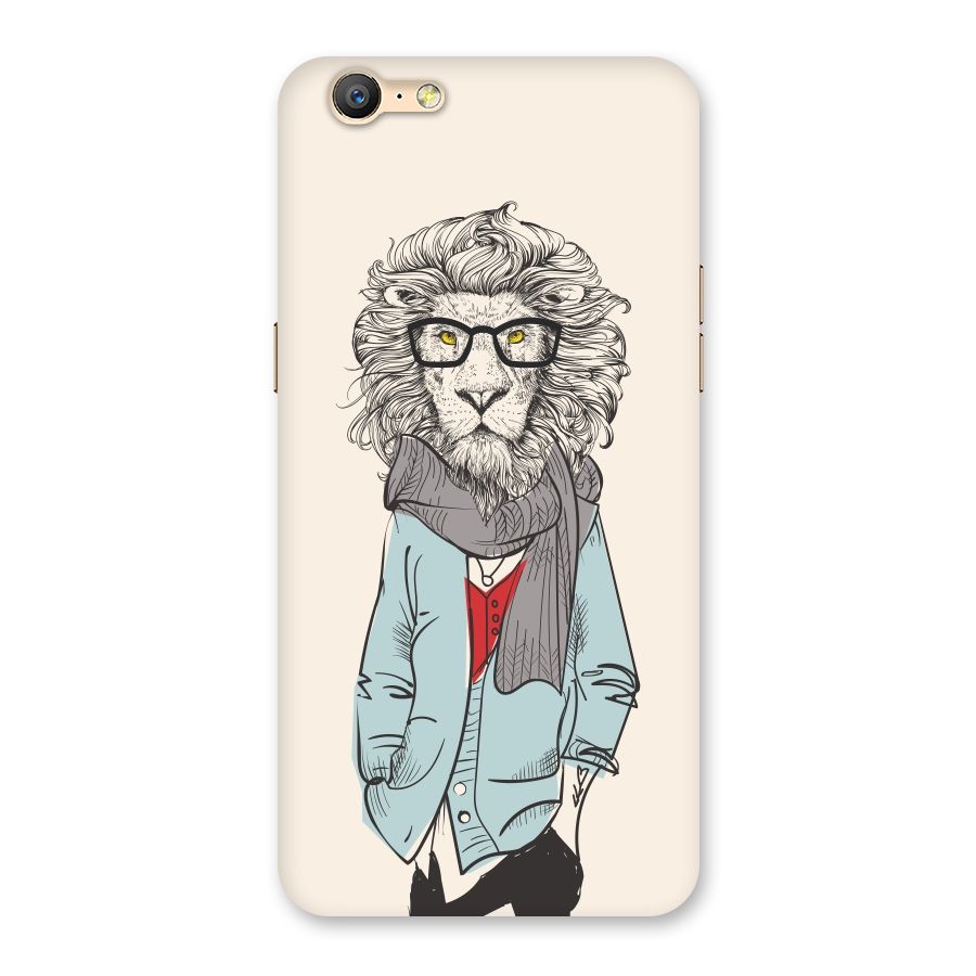 Stylish Lion Back Case for Oppo A39