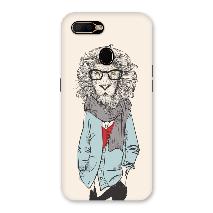 Stylish Lion Back Case for Oppo A5s