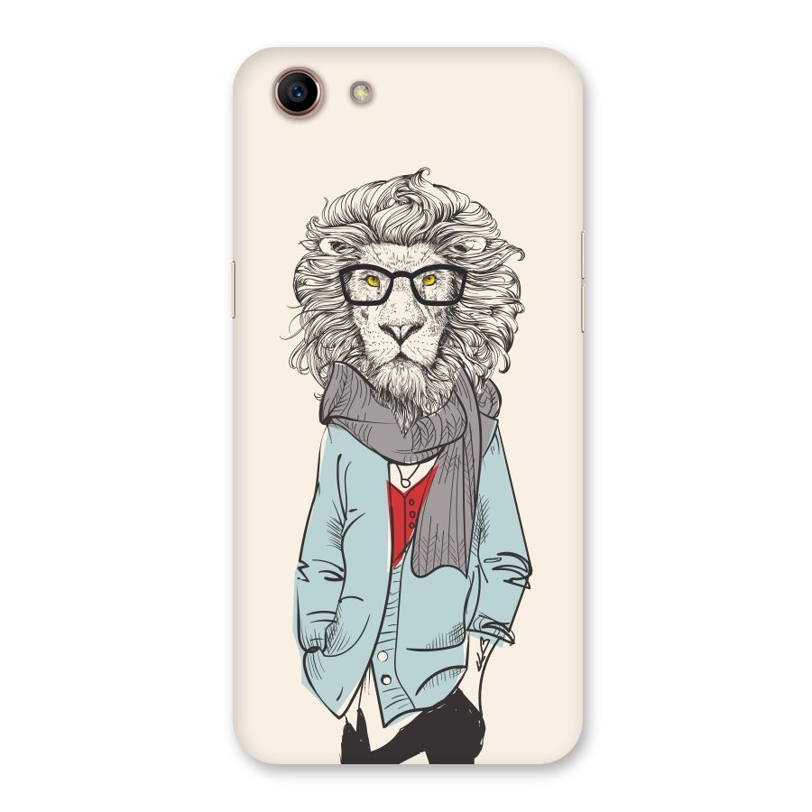 Stylish Lion Back Case for Oppo A83 (2018)