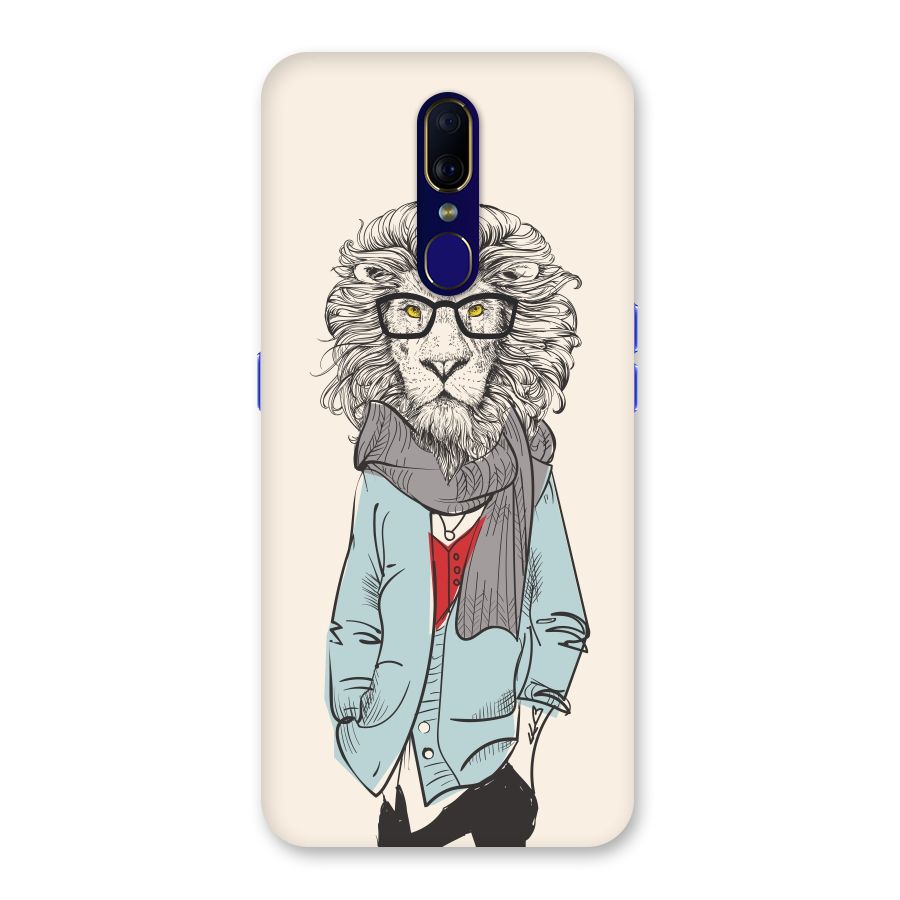 Stylish Lion Back Case for Oppo A9