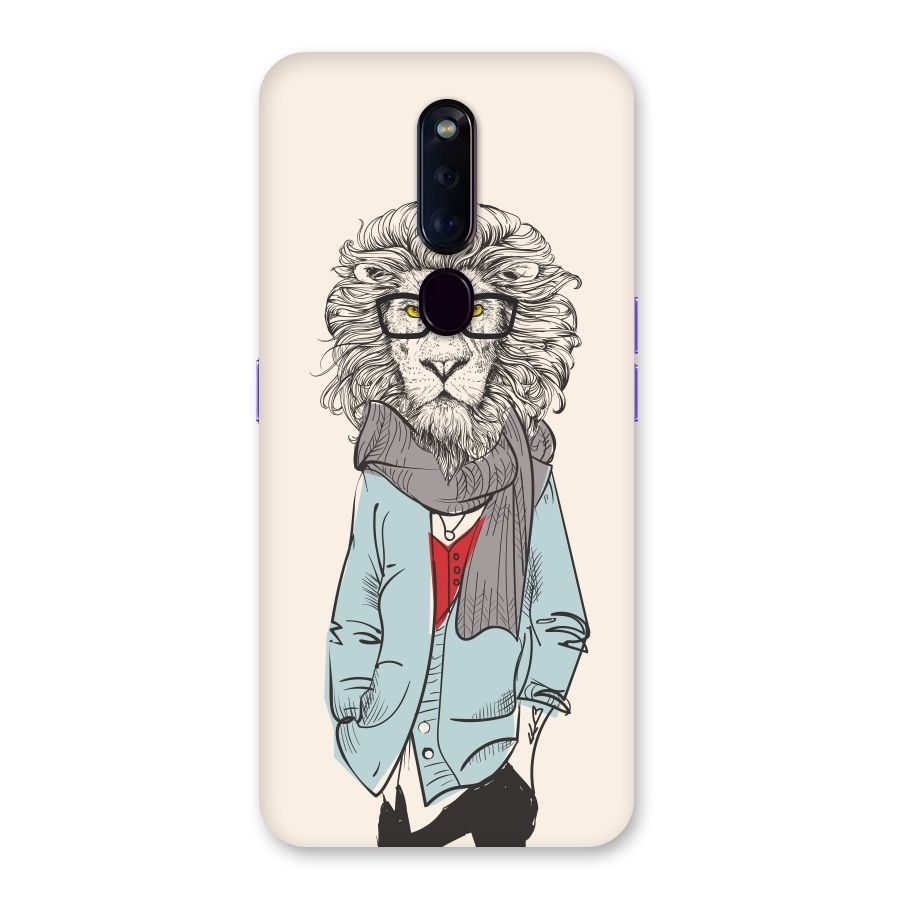 Stylish Lion Back Case for Oppo F11 Pro