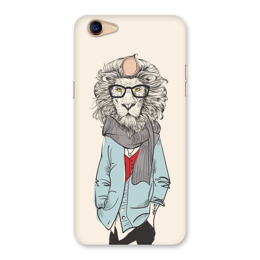 Stylish Lion Back Case for Oppo F5 Youth
