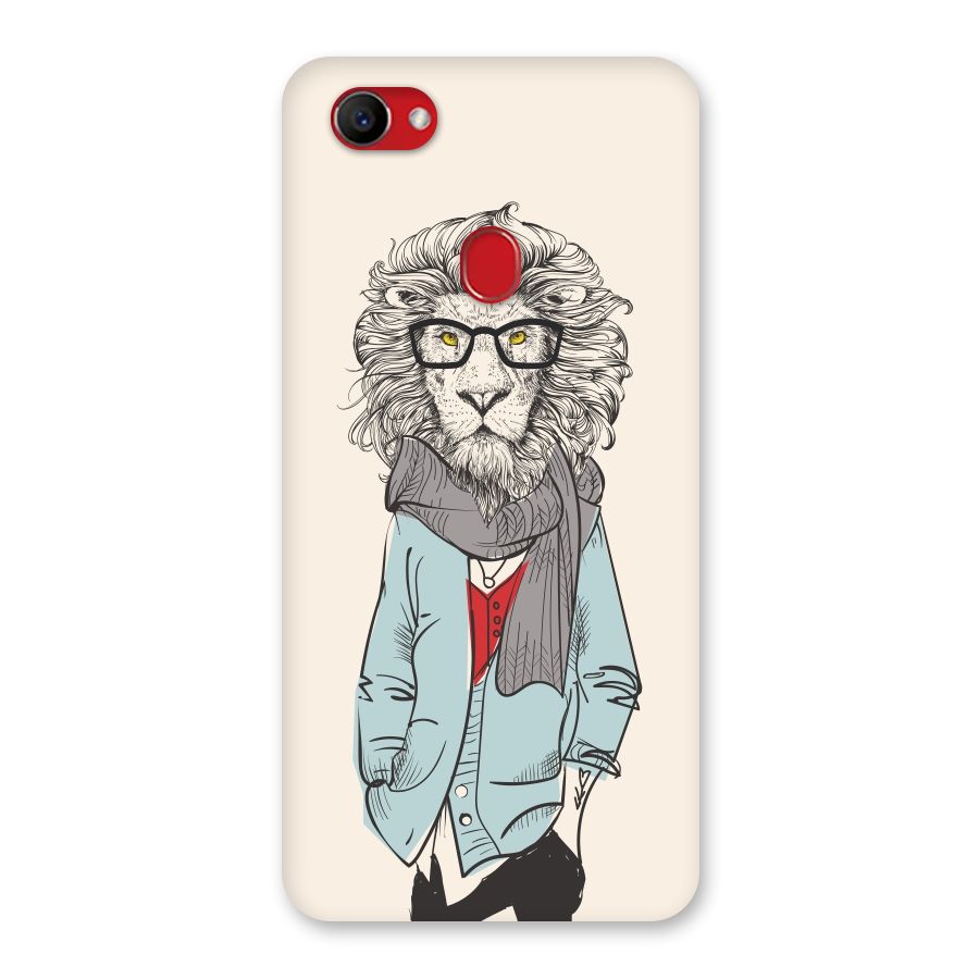 Stylish Lion Back Case for Oppo F7