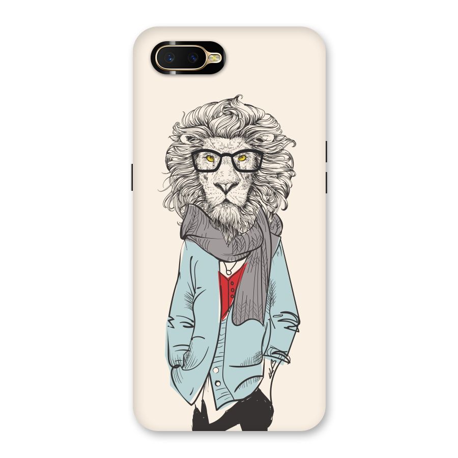 Stylish Lion Back Case for Oppo K1