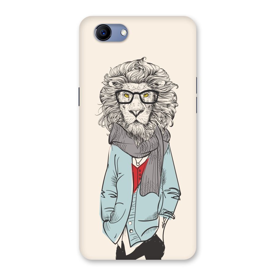 Stylish Lion Back Case for Oppo Realme 1