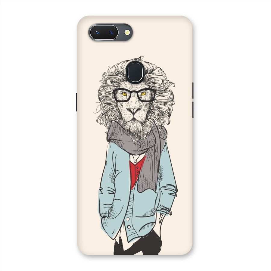 Stylish Lion Back Case for Oppo Realme 2