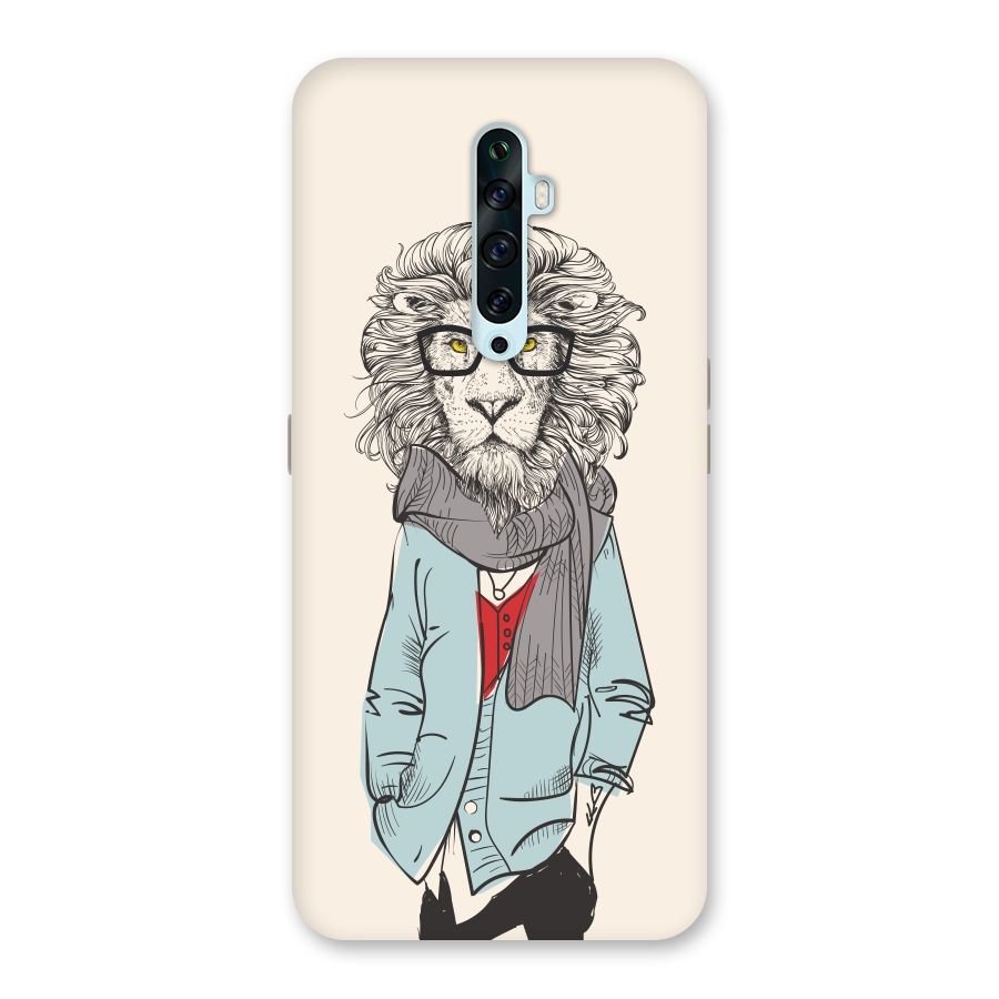 Stylish Lion Back Case for Oppo Reno2 Z