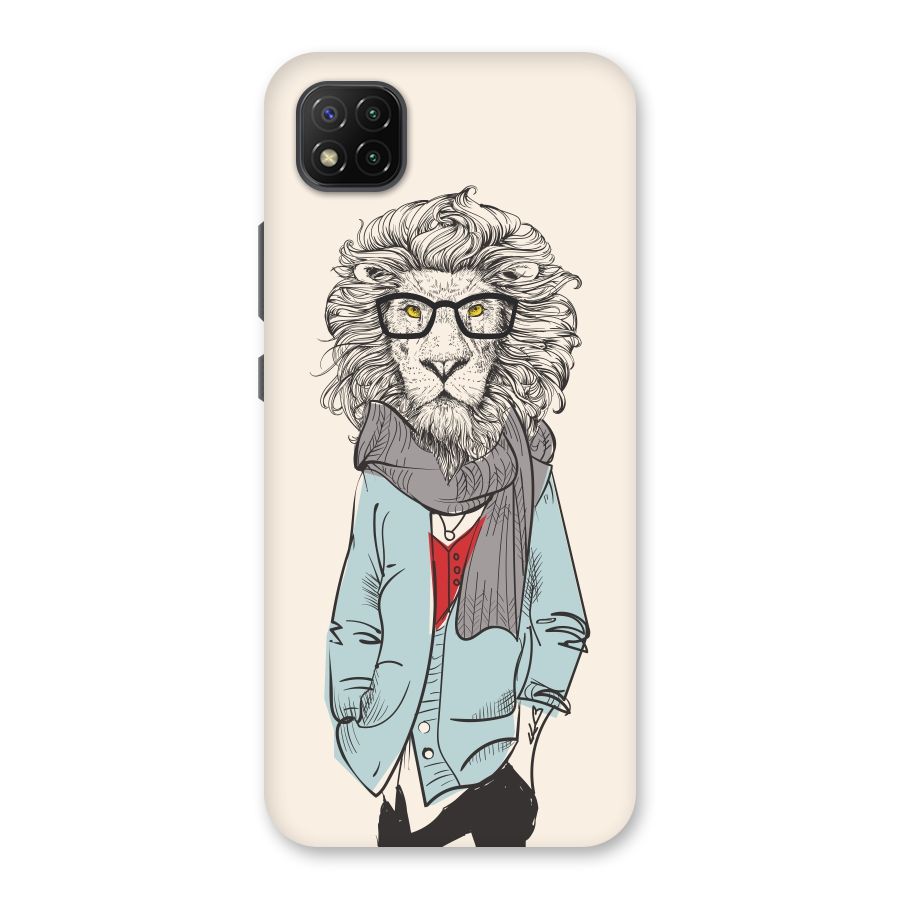 Stylish Lion Back Case for Poco C3