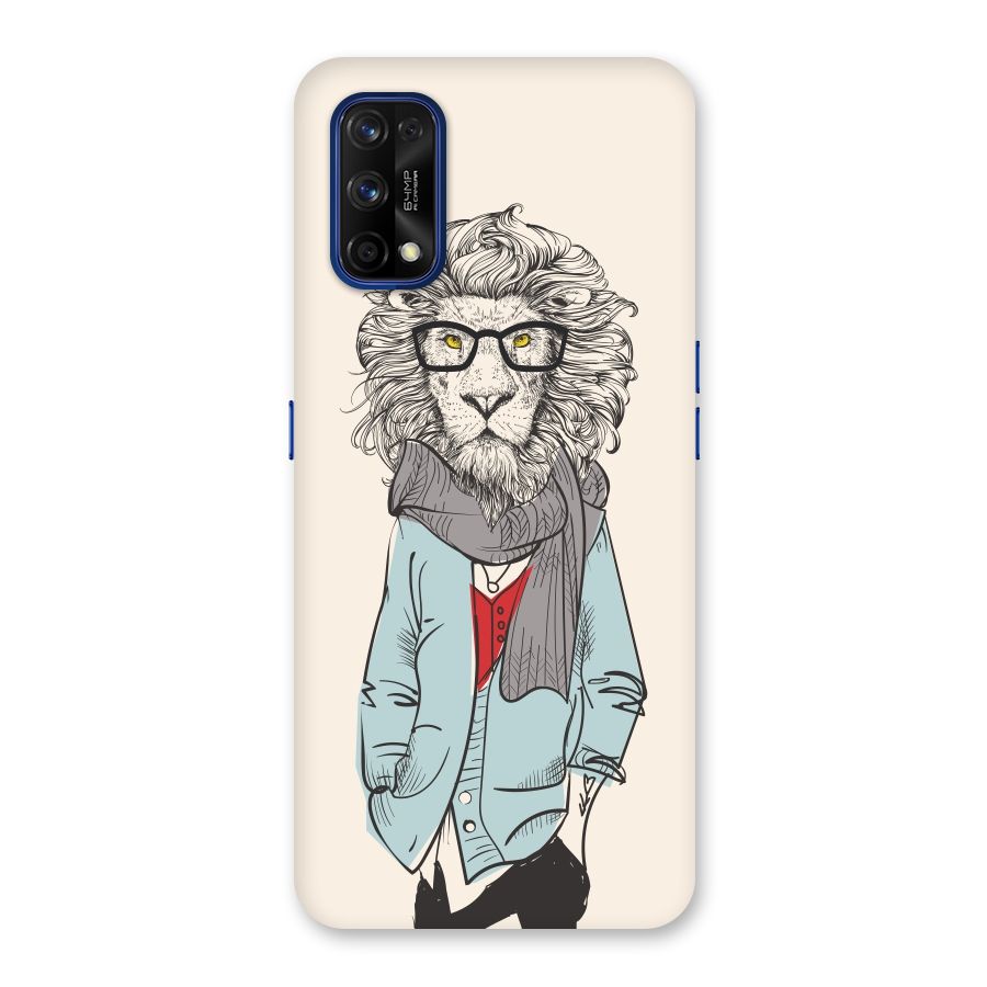 Stylish Lion Back Case for Realme 7 Pro
