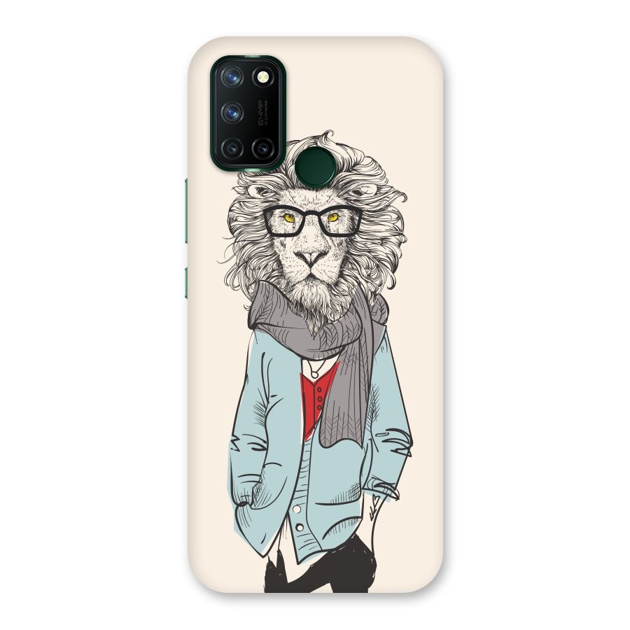 Stylish Lion Back Case for Realme 7i