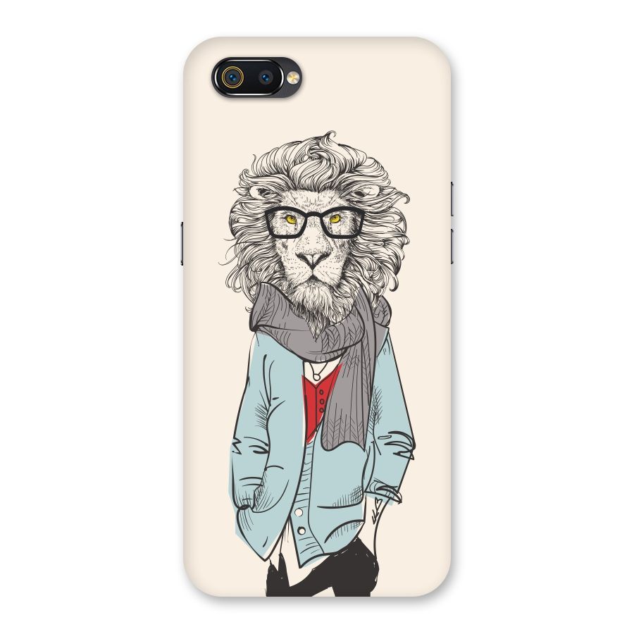 Stylish Lion Back Case for Realme C2